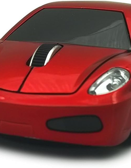 Load image into Gallery viewer, Wireless Car Mouse,  2.4Ghz Optical Gaming Mouse Cool Sport Car Wireless Mouse, DPI 1600, 3D - Red
